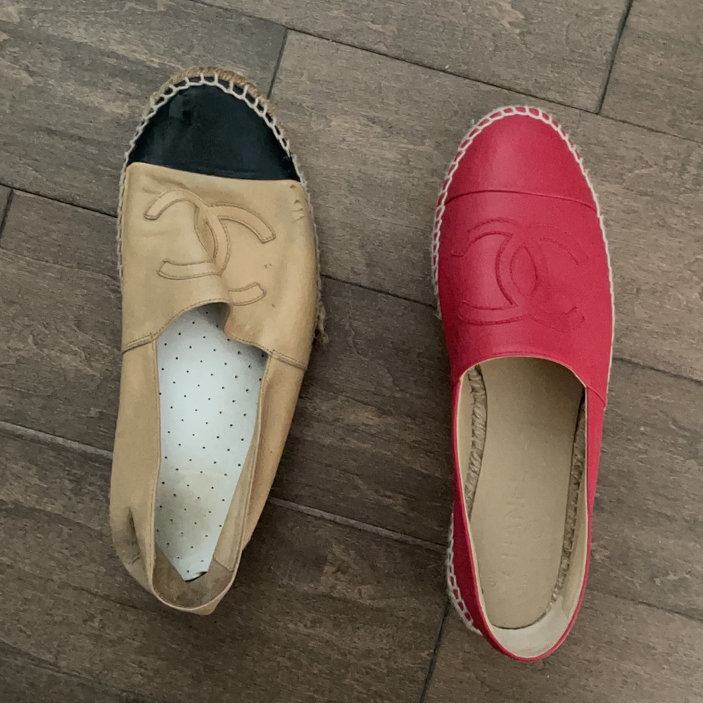 Chanel red espadrilles - Picture 2 of 3